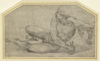 Liggend figuur van een soldaat, WA1846.201